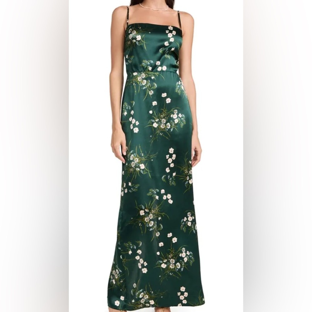 Reformation Frankie Silk Dress